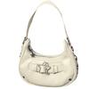 Damen Unterarmtasche Vintage Y2K Schulterhandtasche Reißverschluss Sternen-Dekor Einfarbige Mode-Geschenk für Mädchen Damen Unterarmtaschen