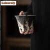 200ml Wabi Sabi Stil Gaiwan Luxus Relief Lotus Reim Teeschale Haushalts Teekocher Abdeckung Schüssel Geschirr Zubehör Ornamente
