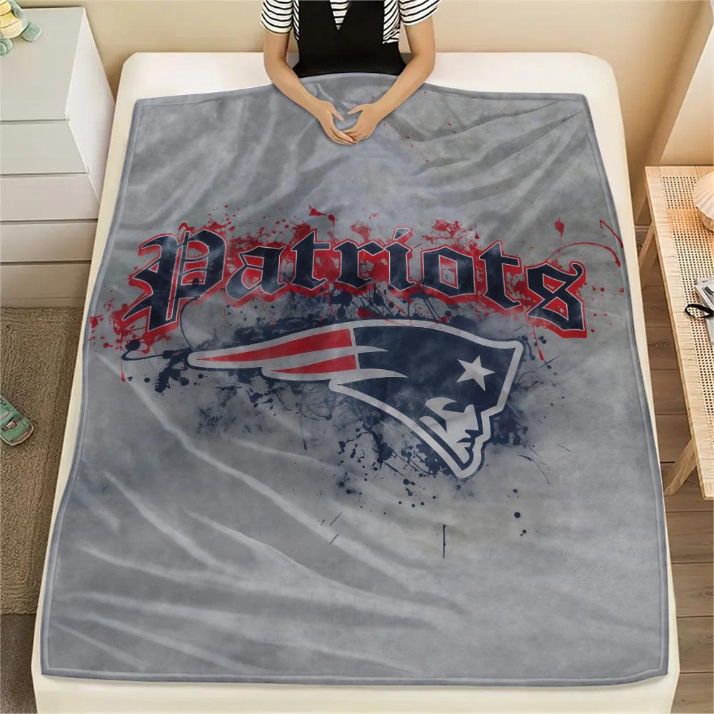 New England Patriots Flannel Blanket, High Quality Comfortable for All Seasons, Home Decor, Warmth and Comfort
