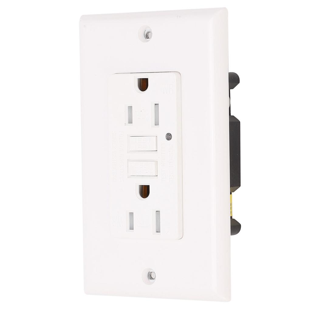 Switch Socket Smart Leakage Detection US Standard Ground Fault Outlet AC125V LD‑3008C