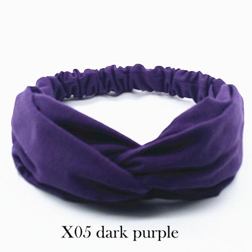 Fascia Per Capelli Sportiva Con Nodo Intrecciato Turbante In - Foto 12