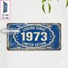 Tin Sign  Vintage Durable Metal Plaque Wall Decor Home Office Bar Man Cave Kitchen City Birth Year License Plate Wall Art