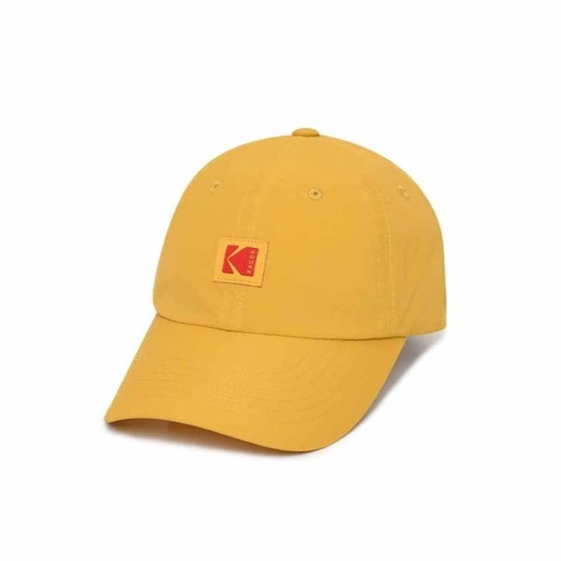 

KODAK Apparel Square Logo Nylon Relaxed Fit Ball Cap YELLOW ML