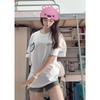 Cartoon Print Unisex Cotton Summer T-Shirt, Short-Sleeve, New 2025 Style