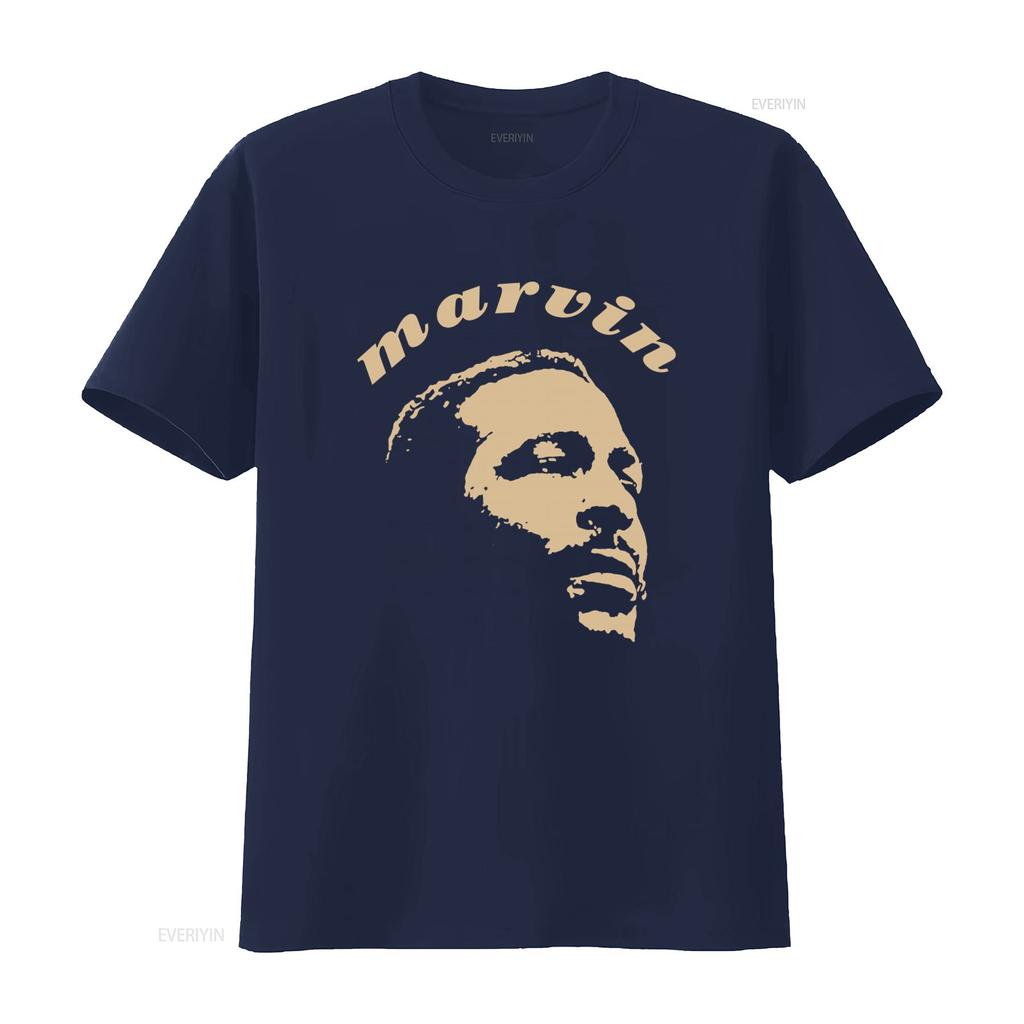 Marvin Gaye Soul Motown Music T Shirt Retro Style for Lovers Vintage Washed Top For Everyday Wear Fashion Graphic Stylish