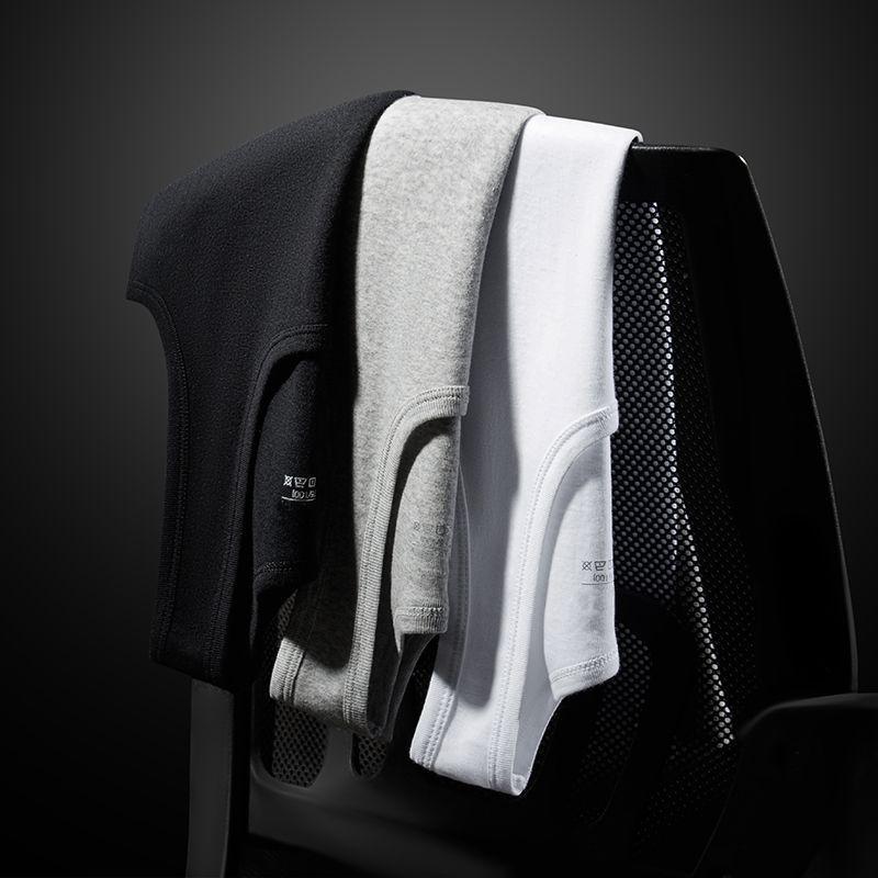 მამაკაცის უმკლავო ბამბის მაისური - სადა ფერი, დიდი ზომა, საზაფხულო სპორტული და ყოველდღიური ტანსაცმელი