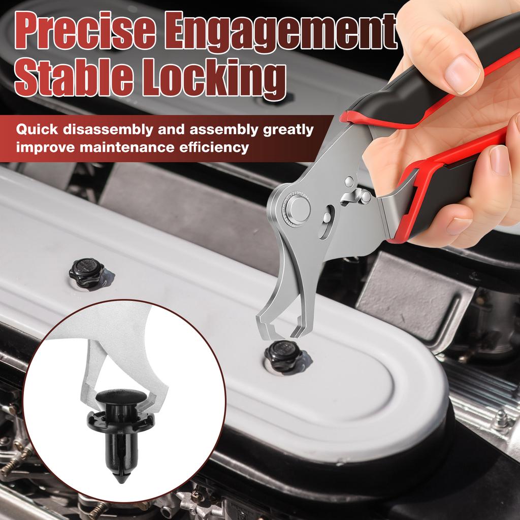 Car Clip Pliers Rivet Snap Pliers Automotive Snap Pliers EasyRemoves Stubborn Clips Plastic Rivets Dashboard Bike Tire Fasteners