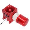 Industrial Warning Lamp 120DB Audible Visual Alarm Waterproof Security Strobe Light