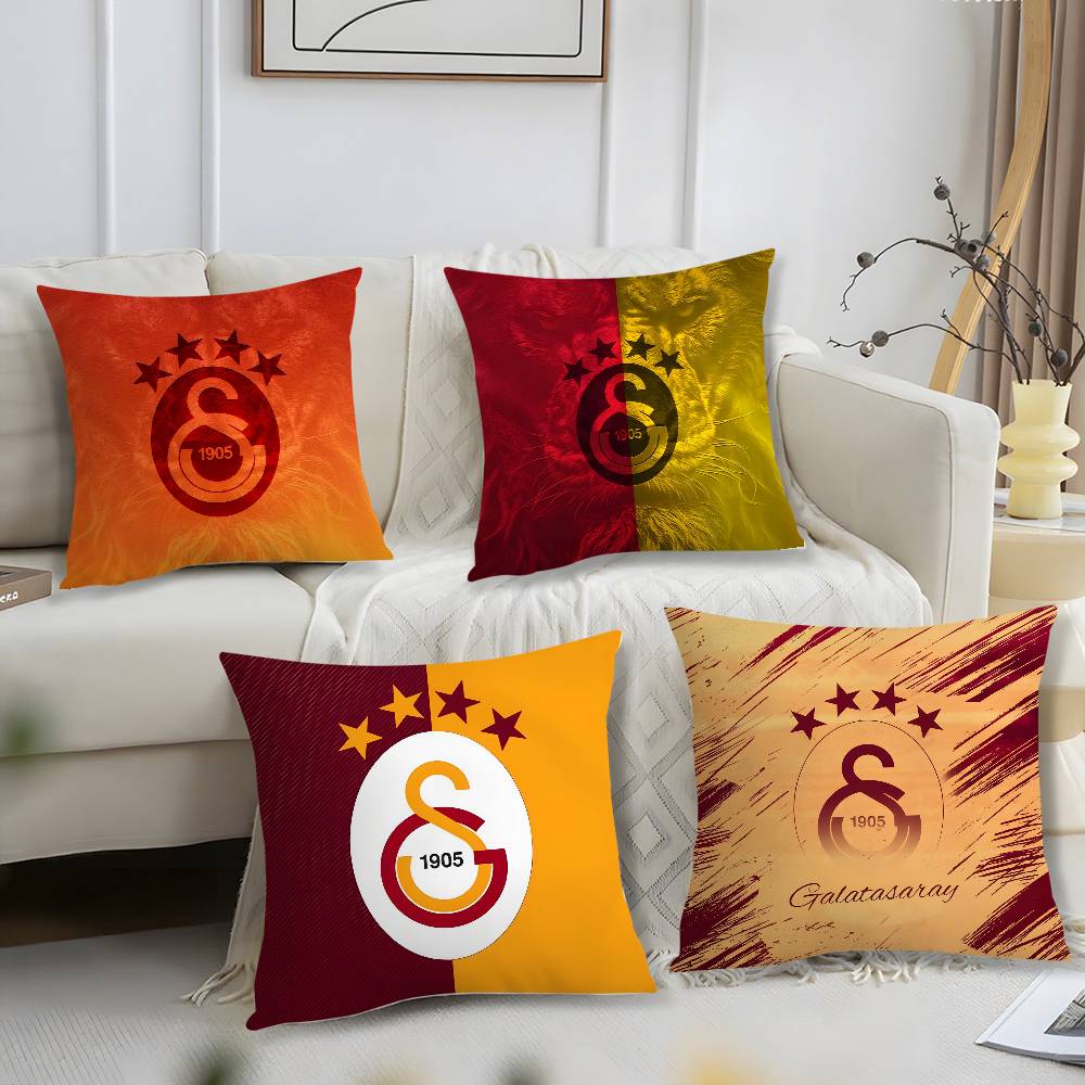Jessica Chen Unisex G-Galatasarays Sport Pillow Case Short Plush Print Cushion Cover Square Throw Pillow Covers Sofa Home Decor
