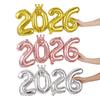 2026 Crown Number Foil Balloons for New Year Eve Party Decoration Supplies Navidad Christmas 2025 Photo Props Gifts