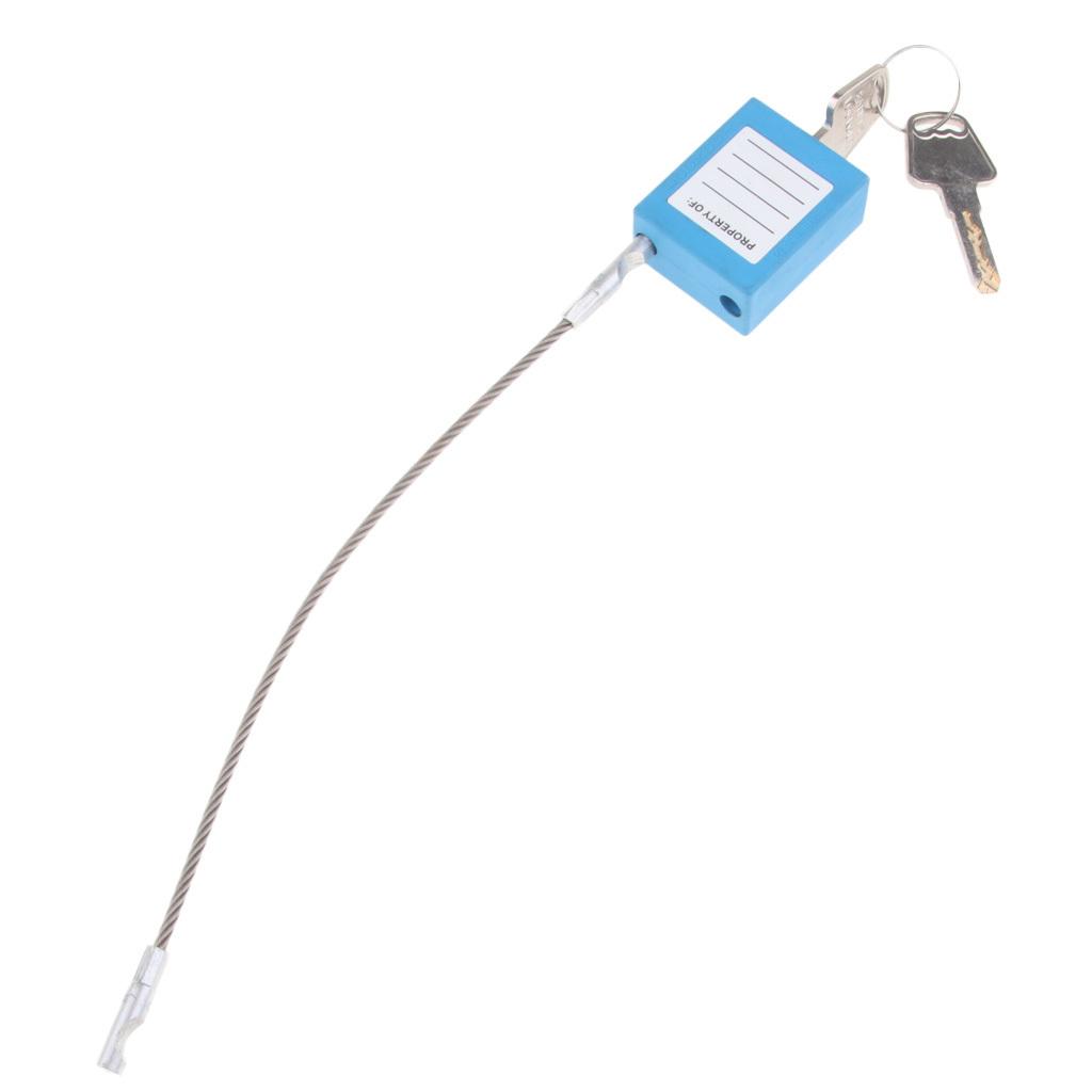 Stainless Steel Cable Safety Padlock Lockout Isolation Lock Heavy-Duty and Secure