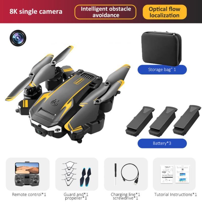 Nuevo G6 UAV Mini Drone Profesional Cuadricóptero Plegable S6 8K HD Cámara GPS Vehículo Aéreo No Tripulado WIFI RC Helicóptero Juguete de Regalo