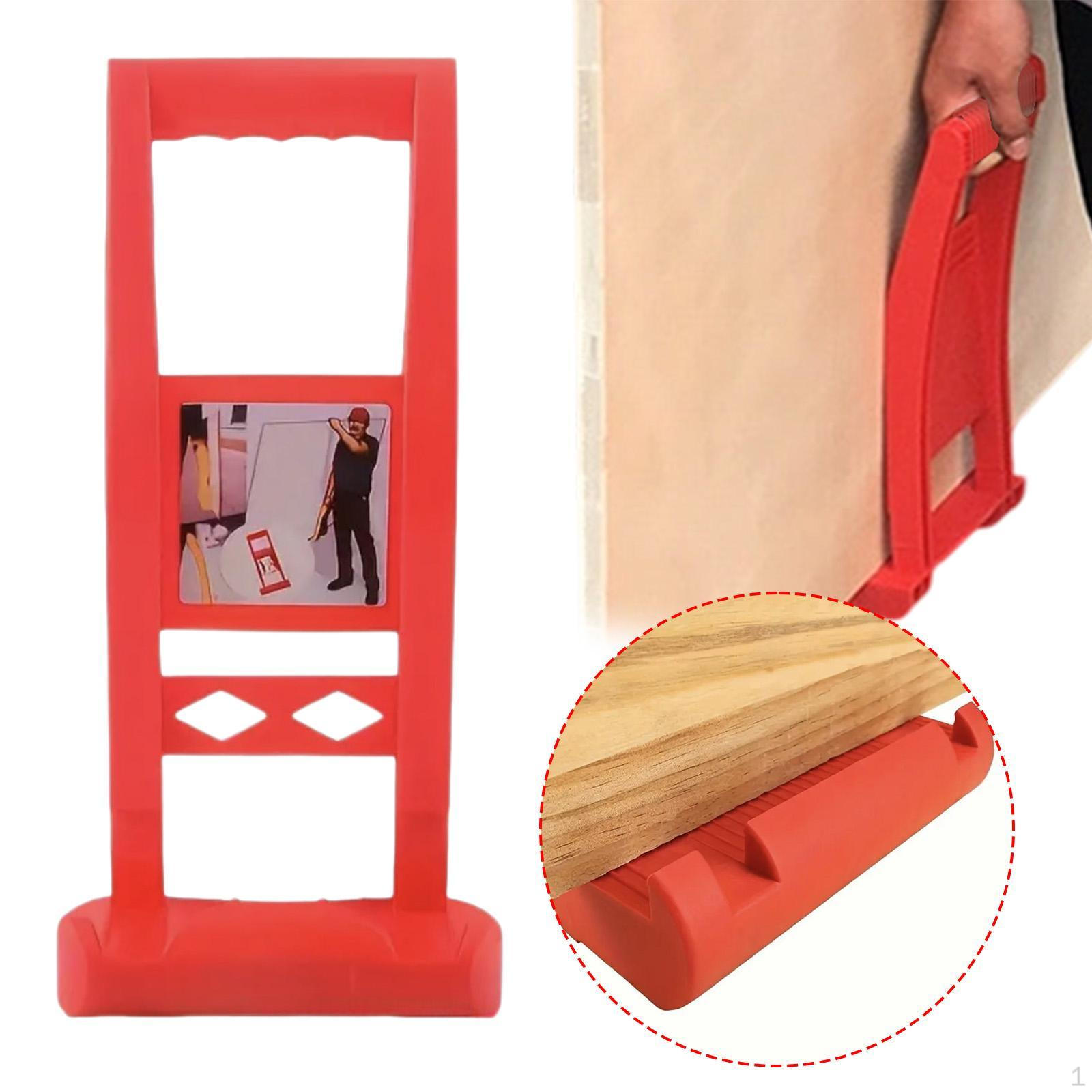 

Ручка для переноски гипсокартона Инструмент для фанеры для панелей Гипсокартон красный