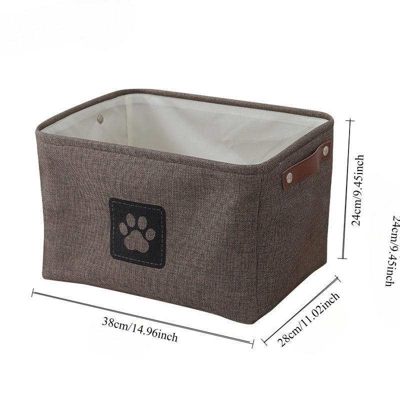 New Thick Fabric Storage Basket Clothes Organizer for Home Wardrobe Dorm Shelf Tidy Bin