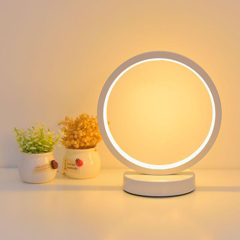 Modern Dimmable Table Lamp for Bedroom, Living Room, or Dorm