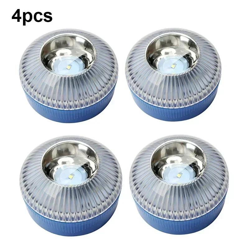 Newest Portable Emergency Light Car Emergency Beacon Light Orange/Blue/Red Magnetic Induction Strobe Light Waterproof Flashlight