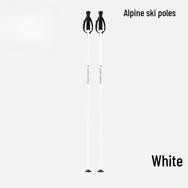 Lightweight Alpine Ski Poles - Aluminum-Magnesium Alloy, 100-1