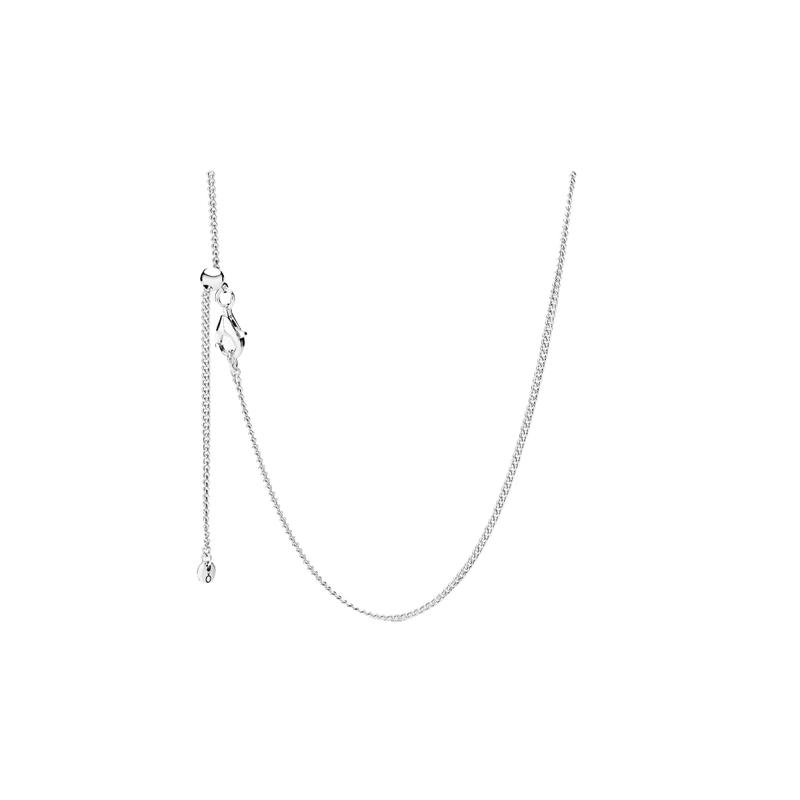 Pandora Chain type 925 silver necklace women s silver 398283
