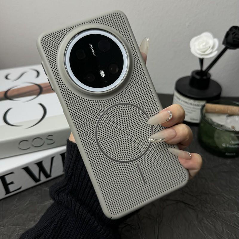 

Heat Dissipation Thin Ring Magnetic Suction Suitable Huawei MATE70PRO Phone Case MATE60PRO Simple Trendy Hard Protective MATE 60 PRO