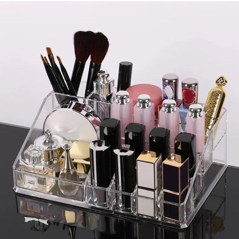 Transparent Nail Polished Holder Acrylic Rack Makeup Case Nail Polished Collection Display Manicure Storage Solution