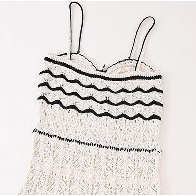 Пляжное платье с крючком и цветочным узором для женщин — фото 8