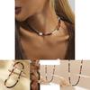 Fashionable Autumn 2023 Colorful Crystal Stone Necklace With Imitation Pearls