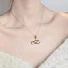 2024 Korean Wave New Jung Kook Design Letter Necklace Trend Personalizované pánské a dámské šperky Fanoušci pár dárků