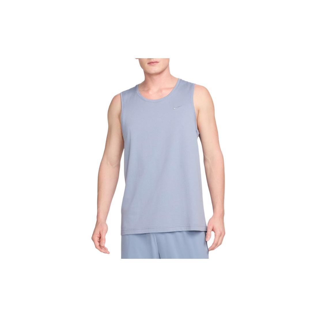 

Nike Logo Round Neck Loose Sleeveless Vest Men Tops Gray DV9833-493 L