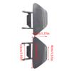 2pcs Front Bumper Headlight Washer Nozzle Cover Gray for BMW F10 F18 5 Series 2014 2015 2016 51117332683 51117332684