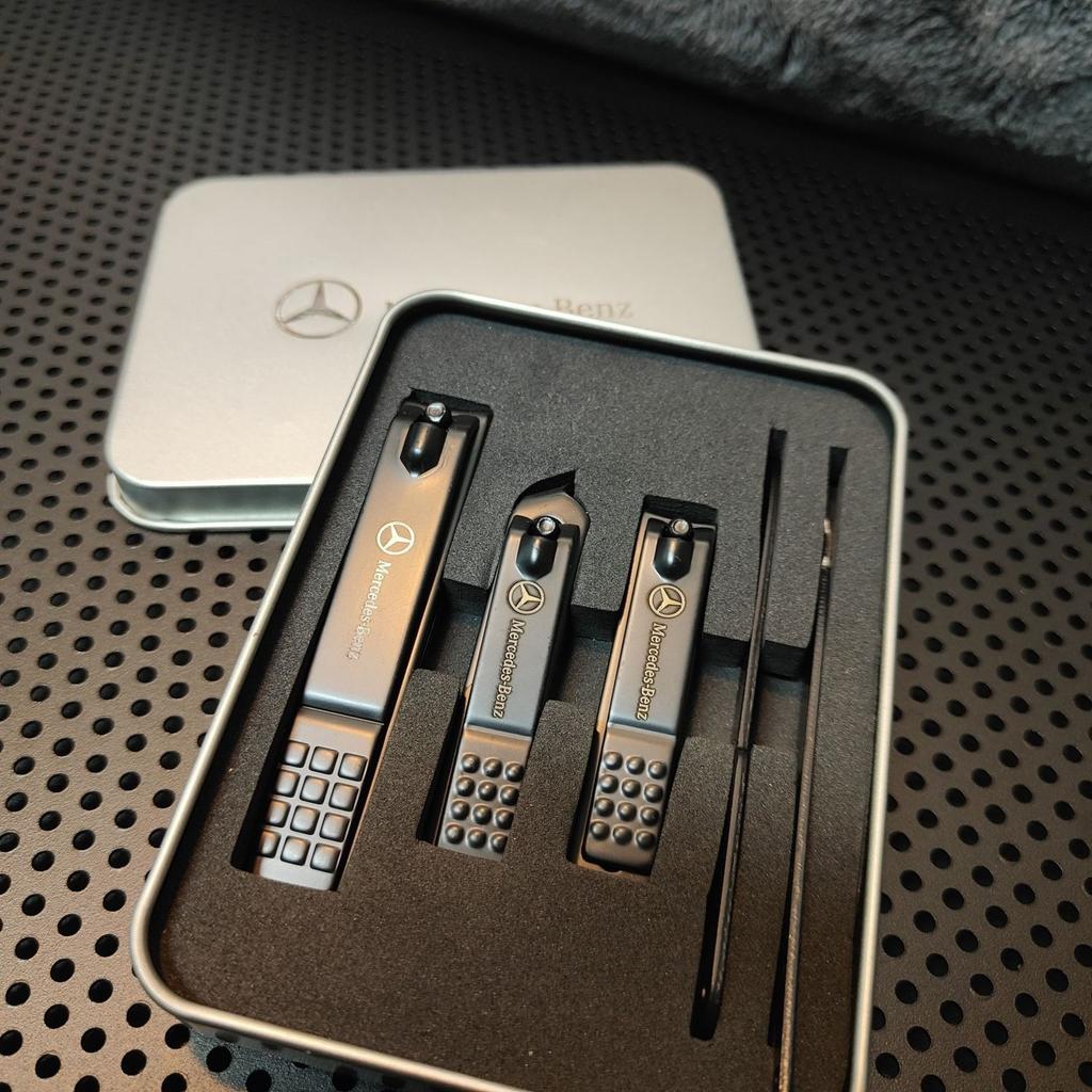 MEA4   Nail Scissors Set Portable Household Nail Clipper For Mercedes Benz GLC W205 W212 W204 W213 W203 W176 W222 W211 W177 W214 X253