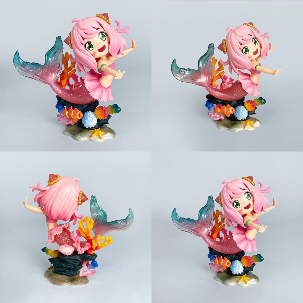 Spy×family Anya Underwater Mermaid Design Model Desktop Decoration Ornament For Desk Decor And Gift Ideas