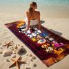 Cartoon Party Stylish Digital Printing Beach Towel Quick‑Drying Absorbent Blanket for Beach Pool Gym Travel