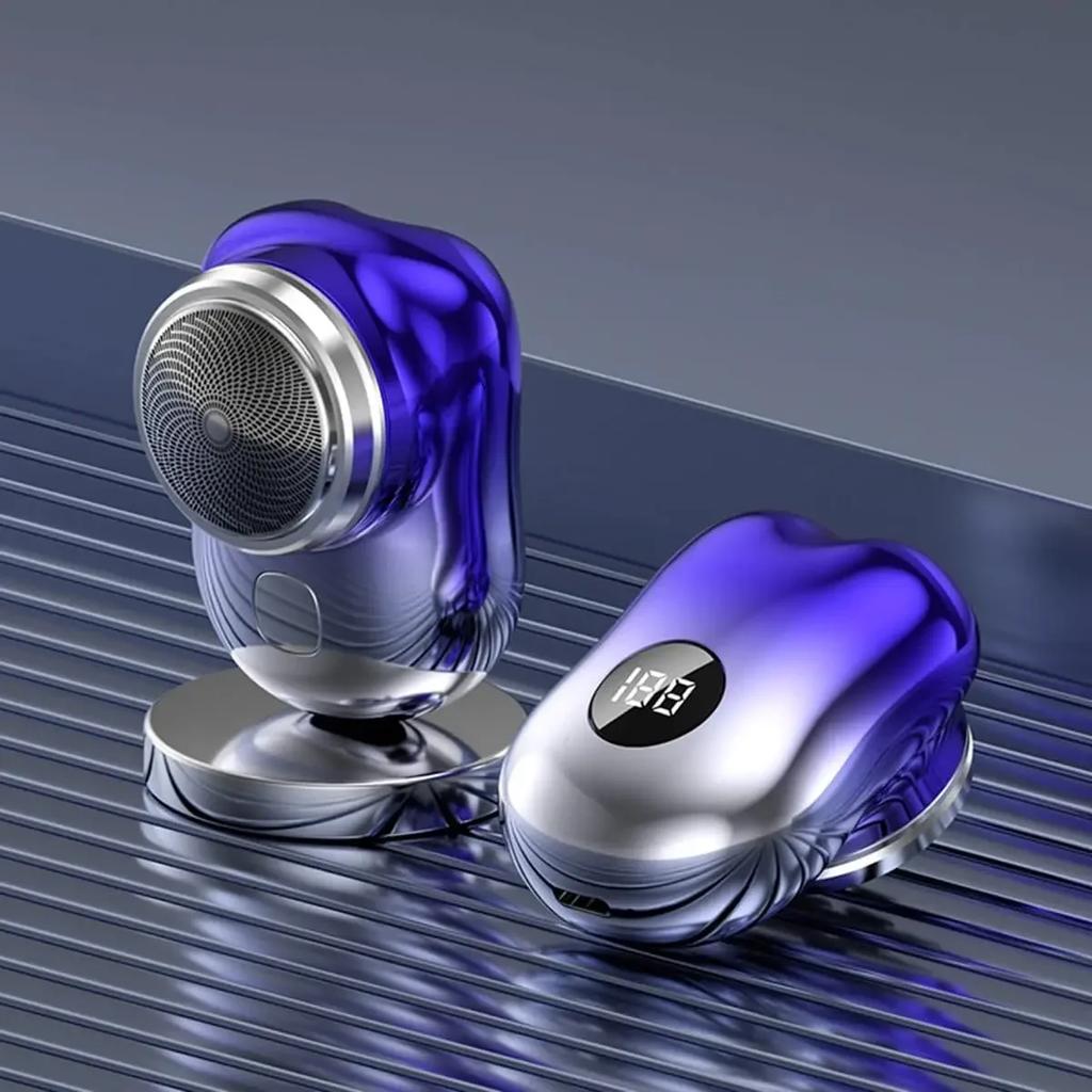 Portable Travel Shaver USB Charging LED Power Display Mini Waterproof Men's Electric Shaver Foot Hair Armpit Hair Remover