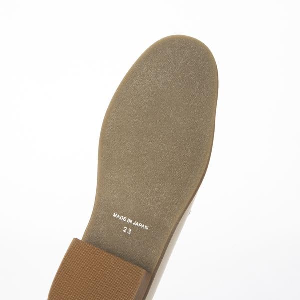 ING Size IGAG32090 Women's Loafers, Black, 22.5cm,