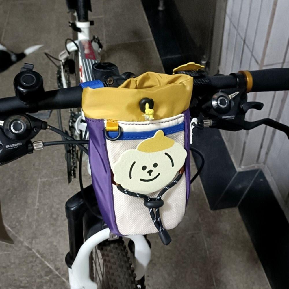 Polyester Cycling Front Bag Storage Bicycle Hanging Pouch  Cycling Outdoor Sports