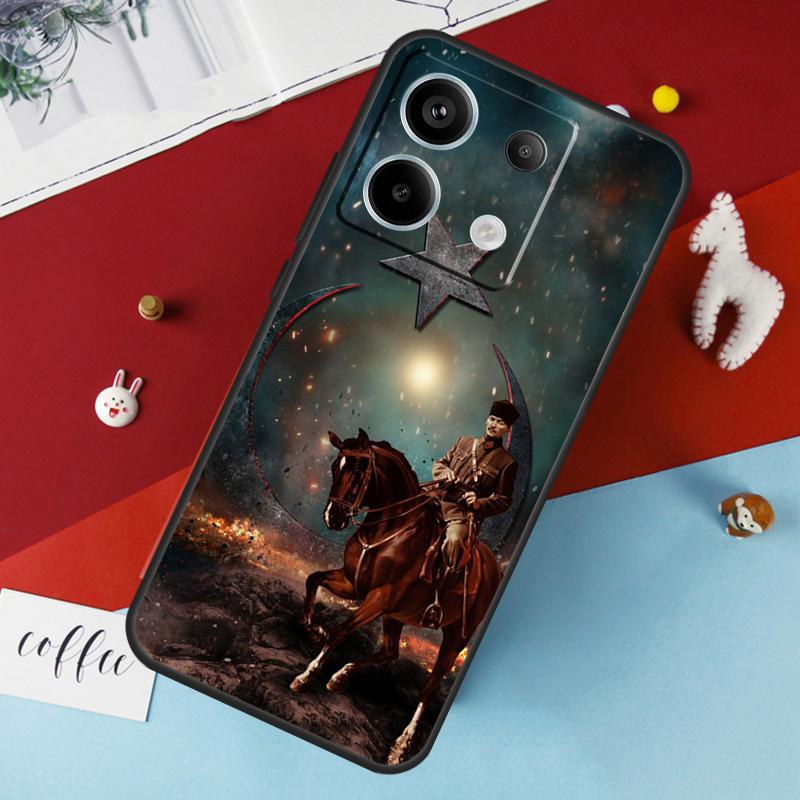 Türkei Mustafa Kemal Atatürk Hülle Für Xiaomi Redmi Note 14 12 11 10 13 Pro 15 Pro Plus Redmi 15 14C 10C 12C 13C 15C Abdeckung