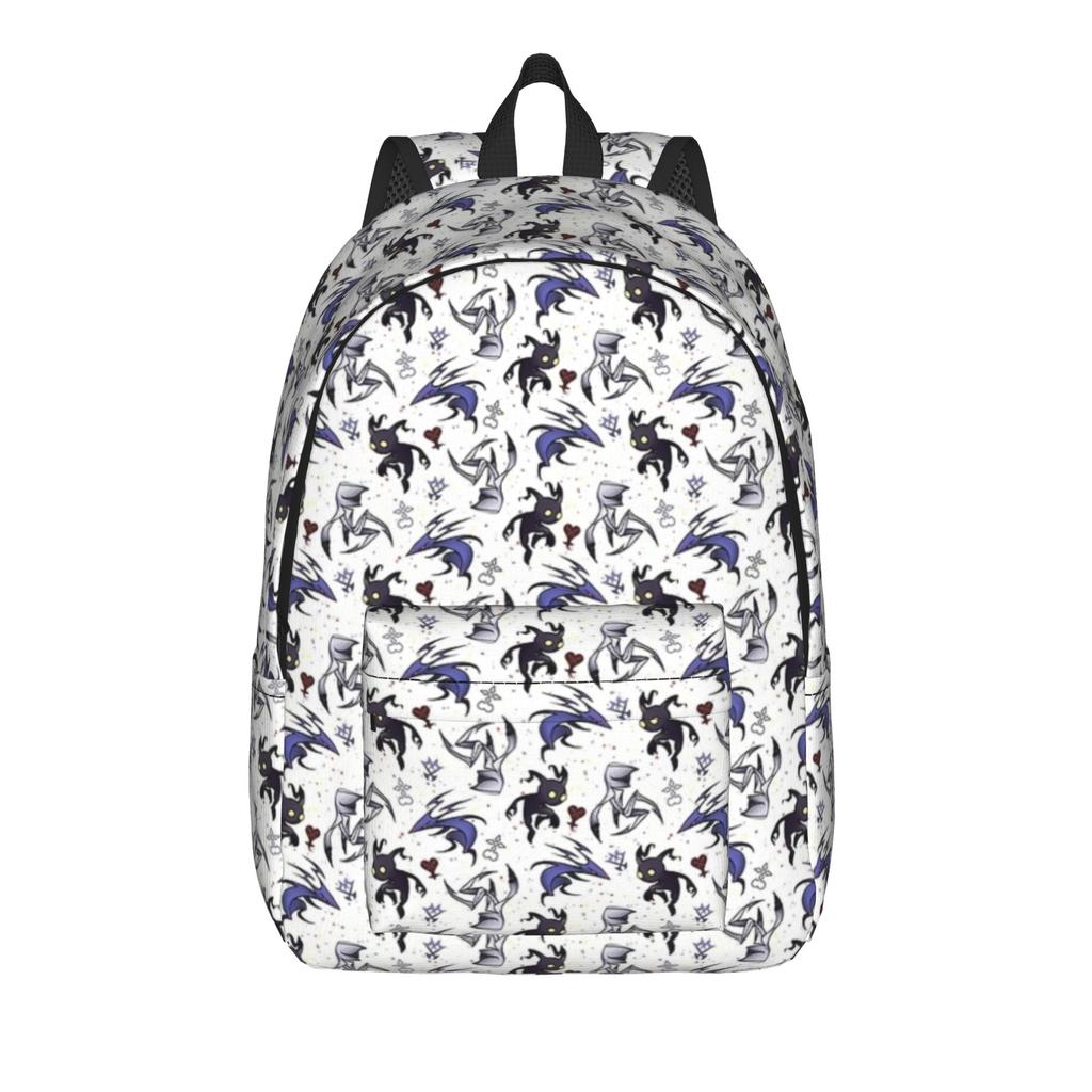 Hollows Knight Schatten Rucksack für Männer Frauen Teenager Student Business Tagesrucksack Spiel Cartoon Laptop Leinwandtaschen Outdoor