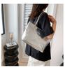 Trendy Black Tote Bag With High-end Feel And Street Style Elements