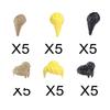 MOC City Building Blocks Procurement Products Body Character Accessories Colorful Hair Mini Bricks Compatible Toys Gift K075 DIY