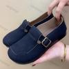 Fashion Women's Loafers 2025 Spring Autumn Soft Sole Fashion Buckle Strap Comfortable Casual Shoes Vintage Luxury Non Slip Casual Shoes