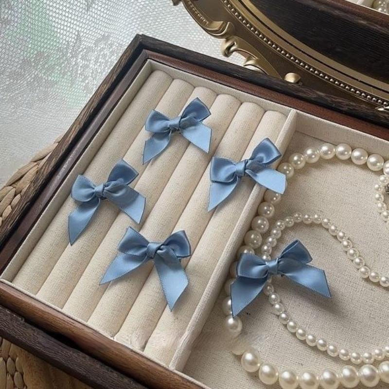 

Заколка с бантом из синей ленты, милый бантик, милые корейские девушки, женская шпилька для волос, модные заколки, милый головной убор, заколка для волос, заколка для волос One Size синий