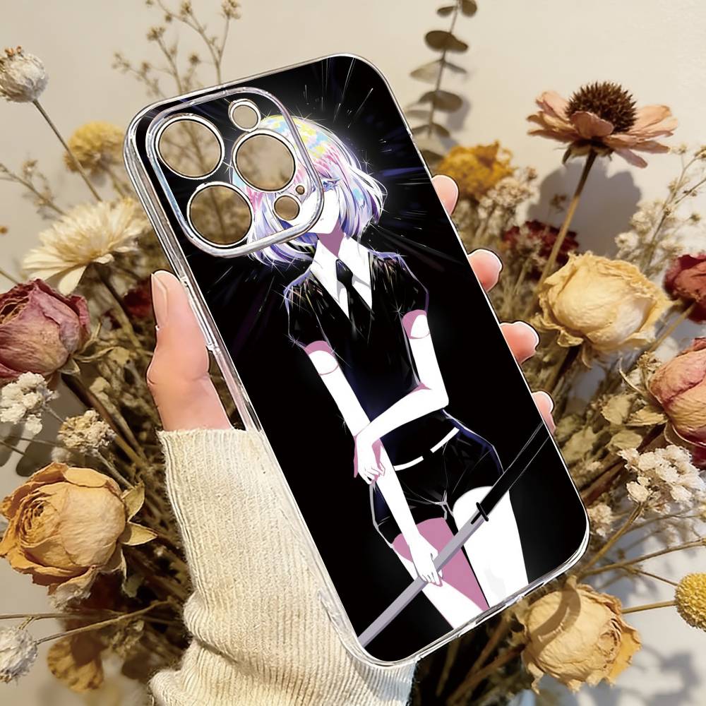 

Land of the Lustrous Phone Case For iPhone 17 16 15 14 13 12 11 Mini Pro Max Plus Transparent Cover iPhone17promax