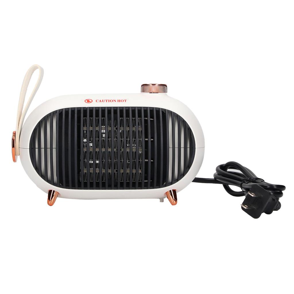 Small Space Heater 900W PTC Ceramic Fast Heating 3 Level Adjustment Mute Overheating Protection Desk