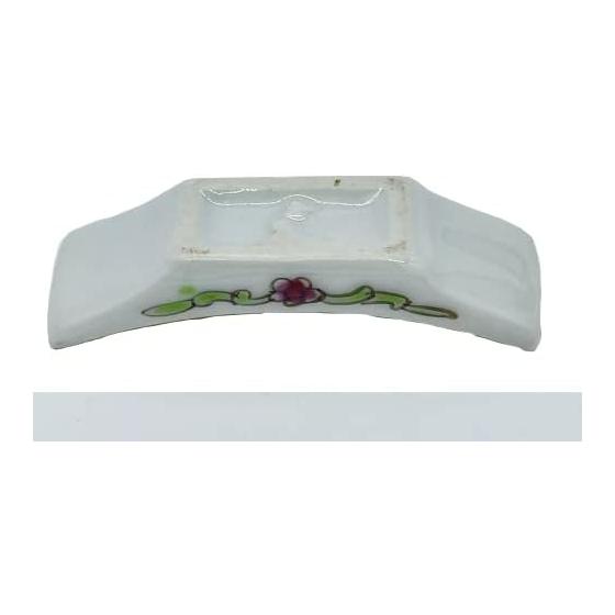 Peranakan Chopstick Rests (Orange) - Peranakan Culture Singapore Malaysia Phoenix Peony Crane Butterfly Rose - Available in 10 Colors - Price for 2