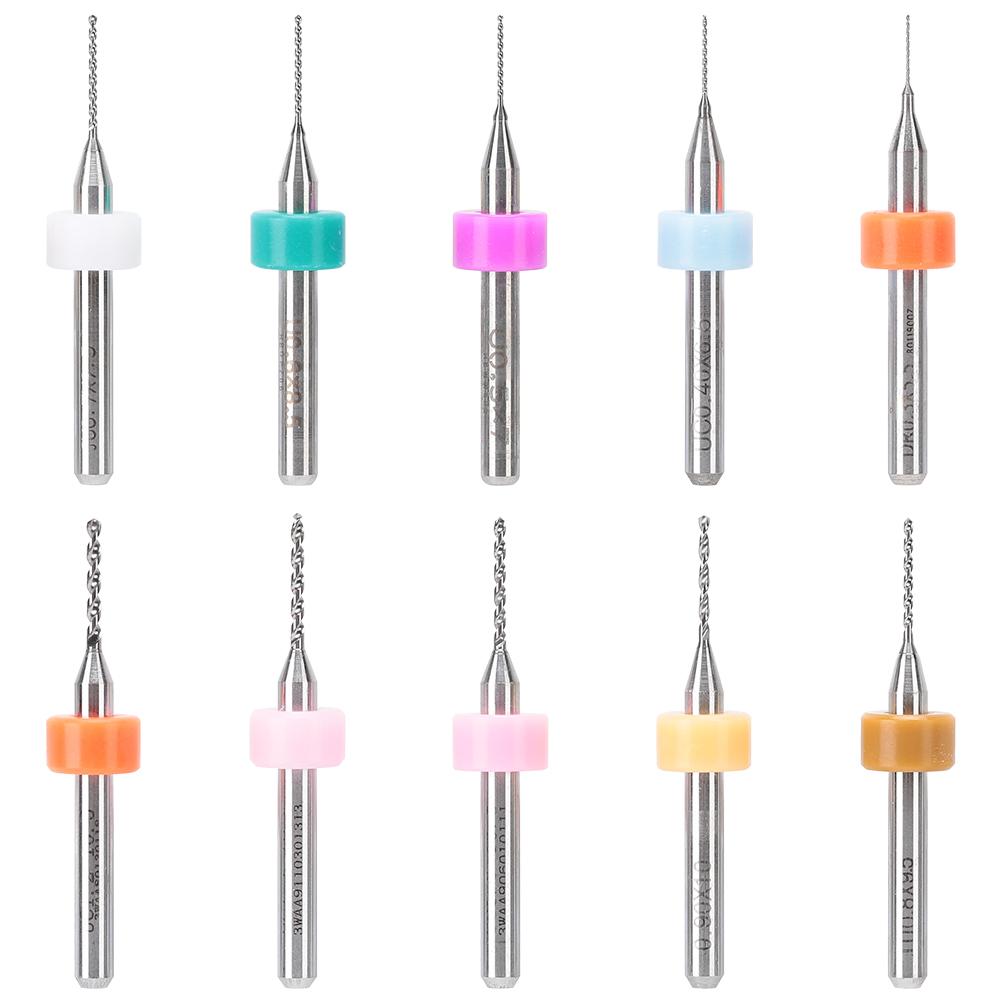 

10Pcs Mini Drill Bits Set for Woodworking Watch Mobile Phone Repair Tools 0.3MM‑1.2MM