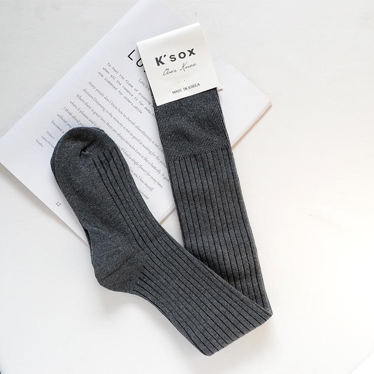 0jk Korean College Style Women's Socks, Calf and Knee-High, Big Polka Dots