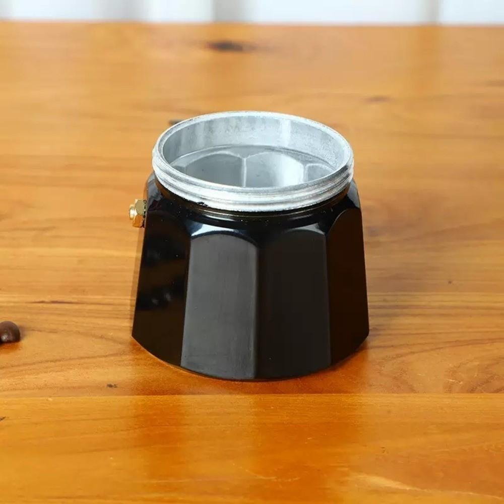 with Handle Coffee Maker Moka Pot Black Espresso Coffee Maker Classic Espresso Kettle  Cafe