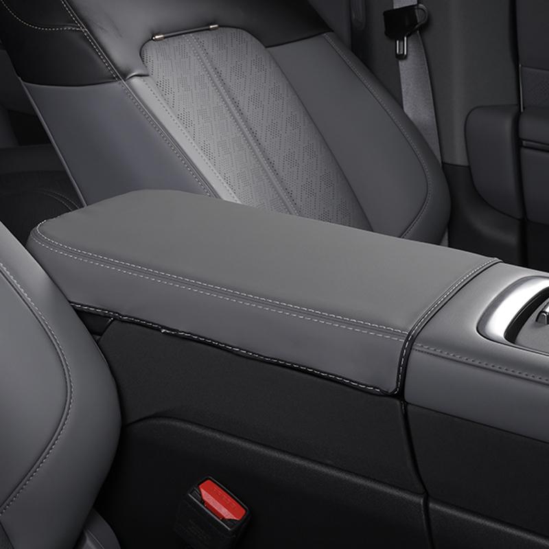 For ZEEKR 7X 2025+ Centre Console Armrest Cover Leather Armrest Protector Anti-Slip Scratch-Resistant Interior Car Accessories
