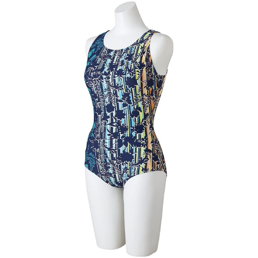 

MIZUNO Swimsuit for Gym Size Size 24 Women s One-Piece (U-Back) Use, Turquoise, L, N2JA2846,