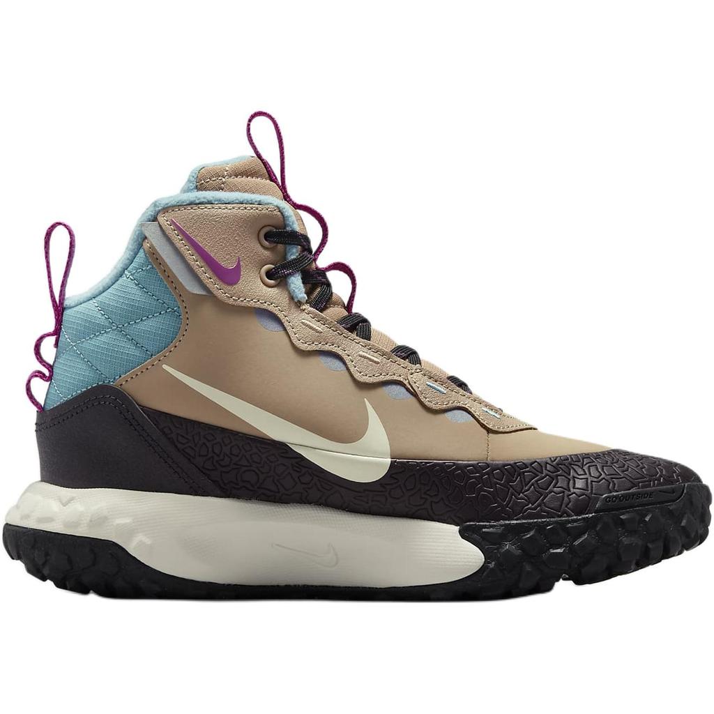 New Nike Slip-Resistant Cushioning Kids' Boots Brown Black Teenagers FV4173-200